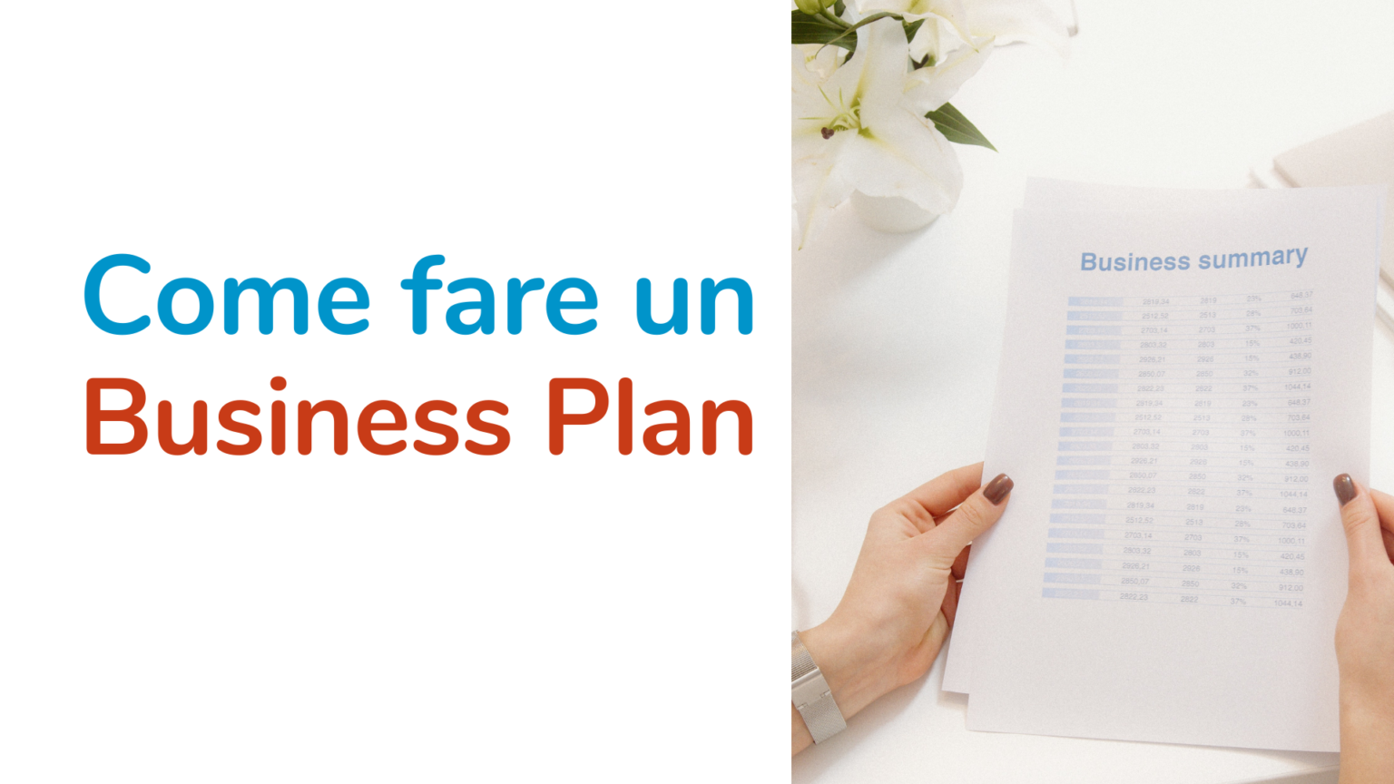 business plan come fare